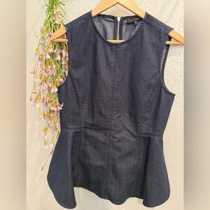 Sleeveless Theory Denim Top